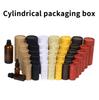 Kraft Paper Tube Jar 10ml 20ml 30ml Cylinder for Essential Oil Bottle Secure Packaging Box for Travel and Gift Wrapping