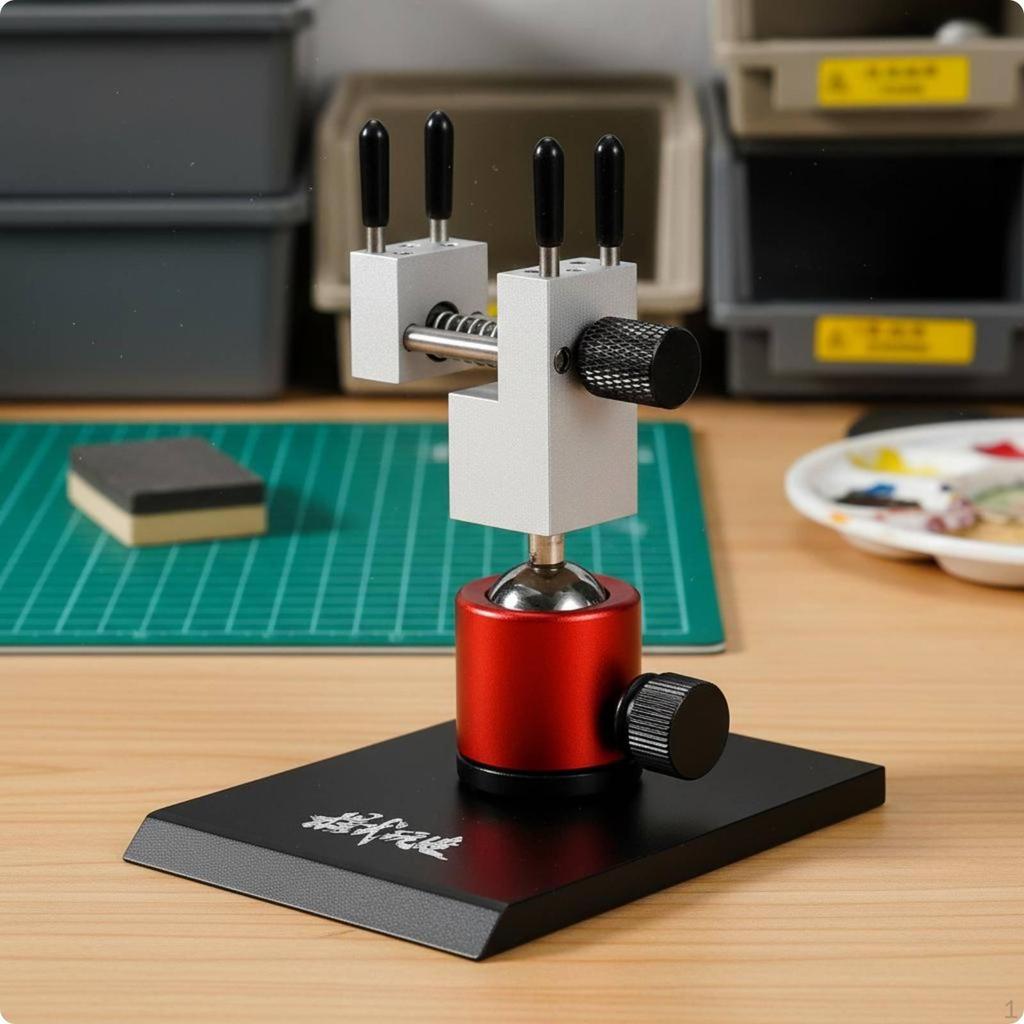 Precision Model Vise Compact Size Metal Mini Portable Vice Clamp for Hobbyists, Craft