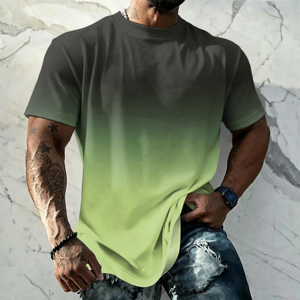 Men's Vintage Short Sleeve T Shirt Loose Fit Breathable Summer Sports Streetwear Casual Everyday Top