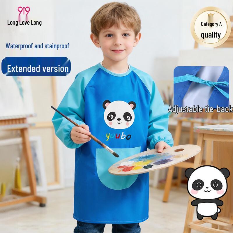 9i9 Kids  Waterproof Long-Sleeve Art Smock
