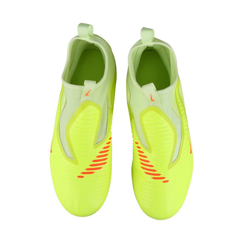 Nike JR. Phantom 6 High Academy AG PS HQ2034-800 Limelight Hyper Crimson Volt Kids' Soccer Cleats