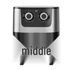 Stainless Steel Large Capacity Oil-Free Air Fryer: New Multifunctional Electric Model