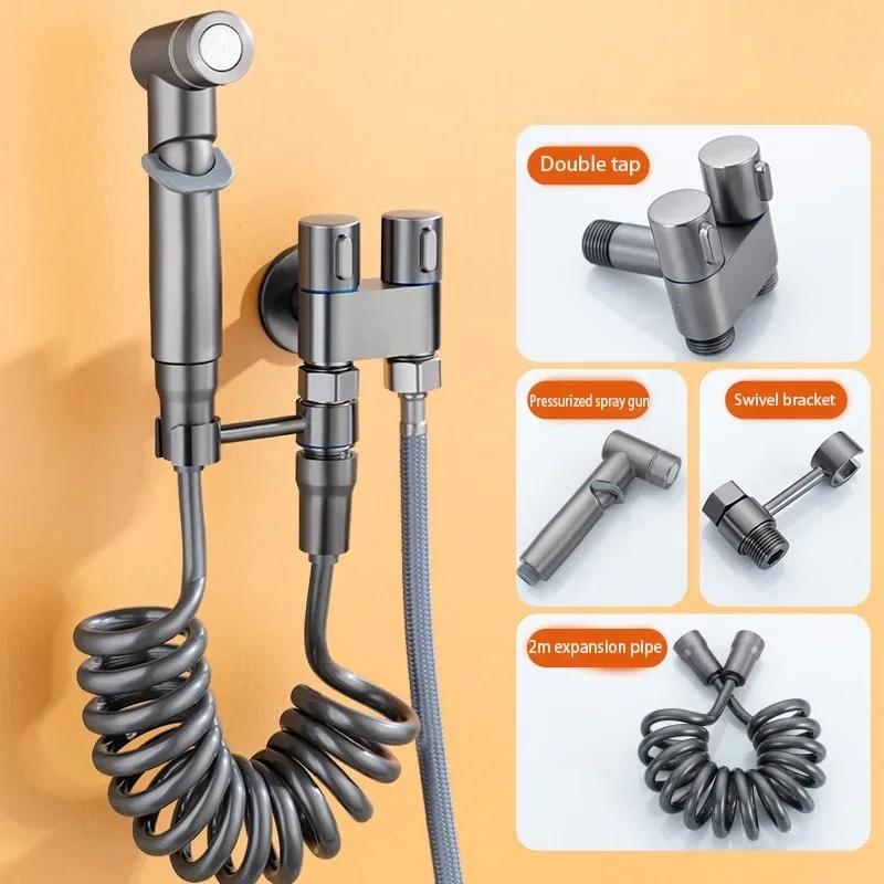 Bidet Spray Set Toilet Sprayer Shower Wc Bathroom Shower High Pressure Handheld Bidet Faucet Bathroom Accessories