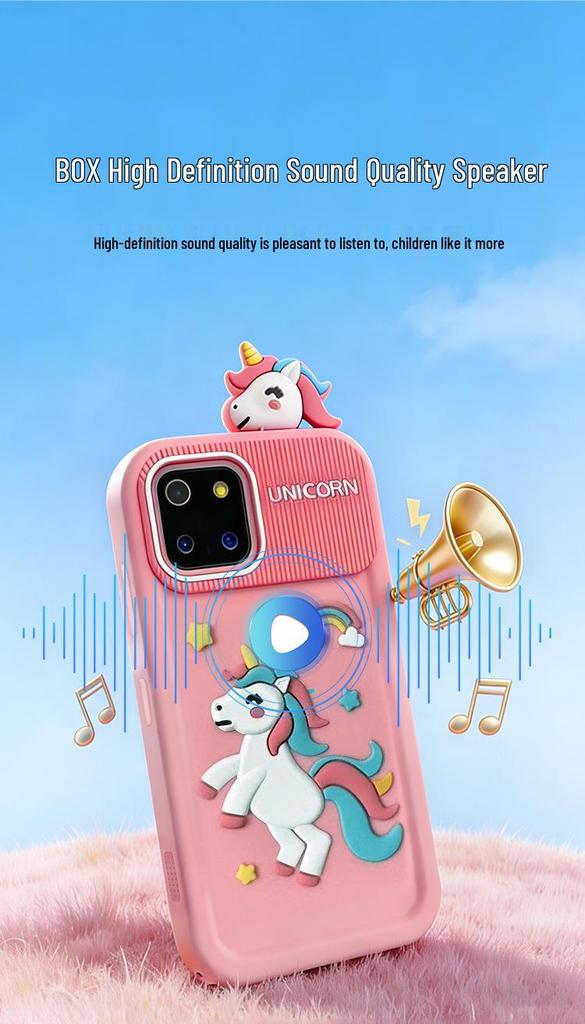 Cross-Border Kids' Smart Toy Phone: HD Dual Camera, Touchscreen, Simulation Features, Perfect Baby Gift