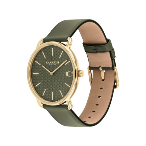Coach ELLIOT Men's Watch, Green, 14602723 (Officially Imported)