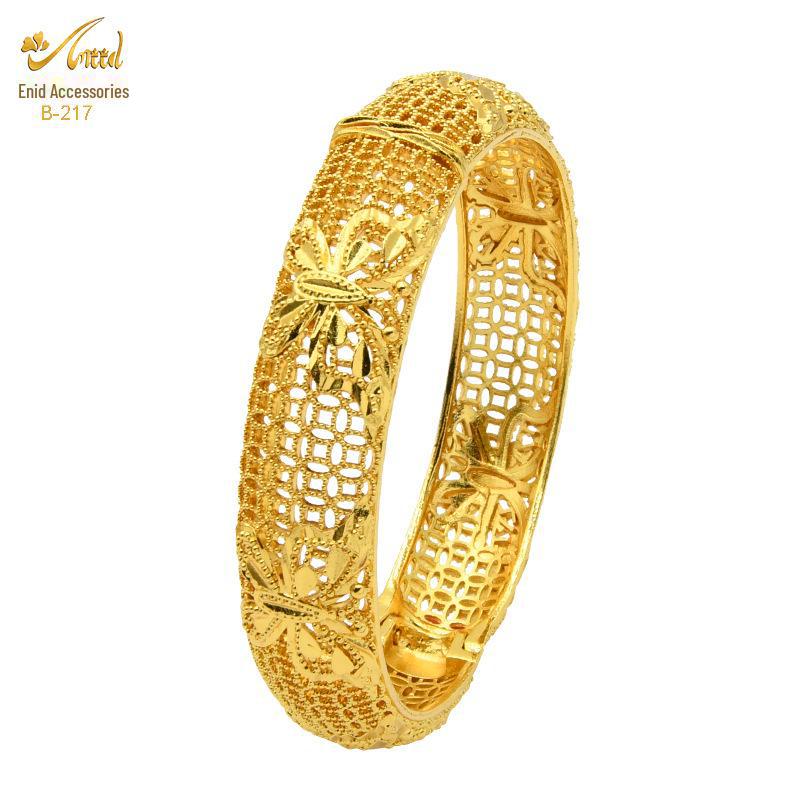 Pulsera nupcial de aleación bañada en oro - Estilo de lujo de Dubái