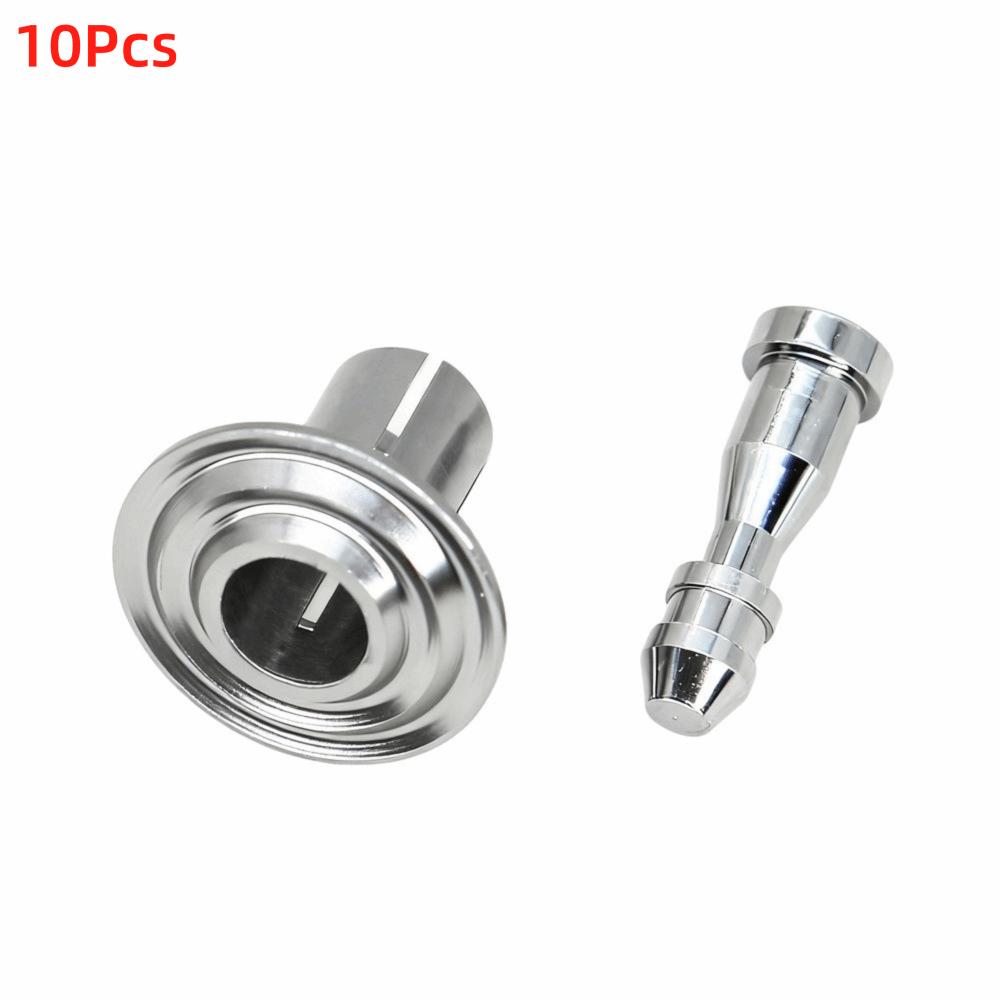 10Pcs 6mm Screw Nuts Multicolored Replacement Parts Expansion Buckle Aluminum Alloy Decorative Buckle