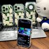 Green lazy cat is suitable for apple 17 mobile phone iphone16promax huawei mate70 honor protective case