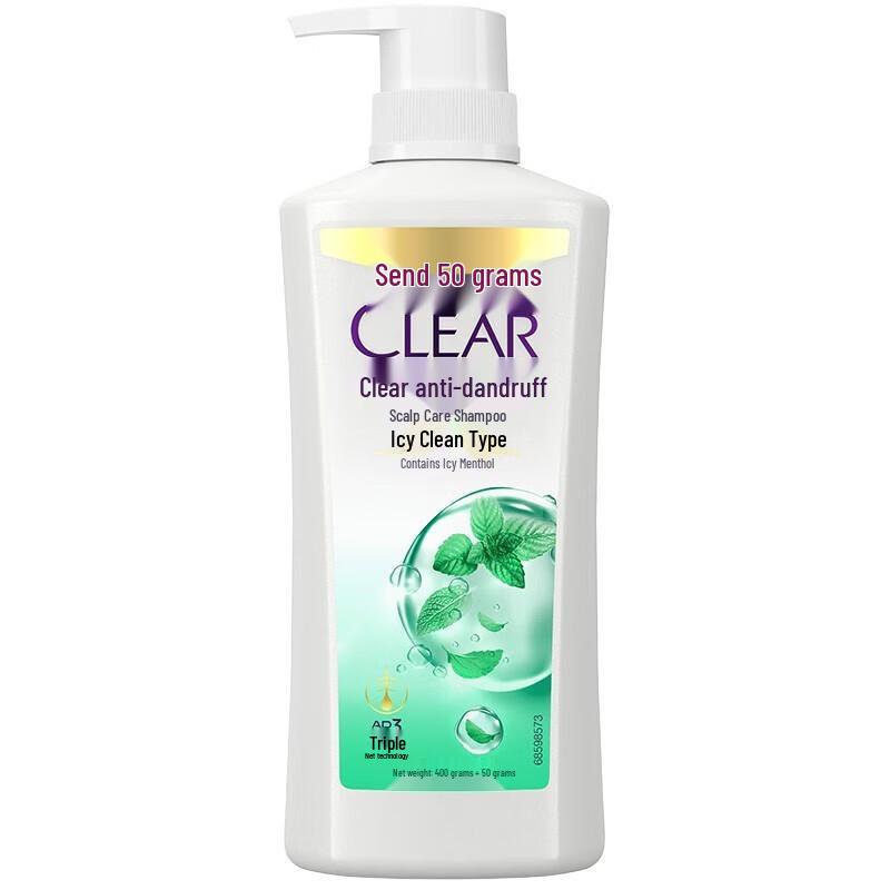 Clear Anti-Dandruff Ice Mint Shampoo