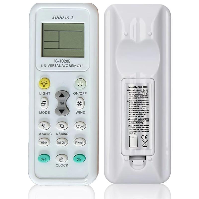 K-1028E 1000 In 1 Universal Air Conditioner A/C Remote Control For Haier Geli Hitachi Panasonic Sharp Gree Midea Fujitsu Guqiao