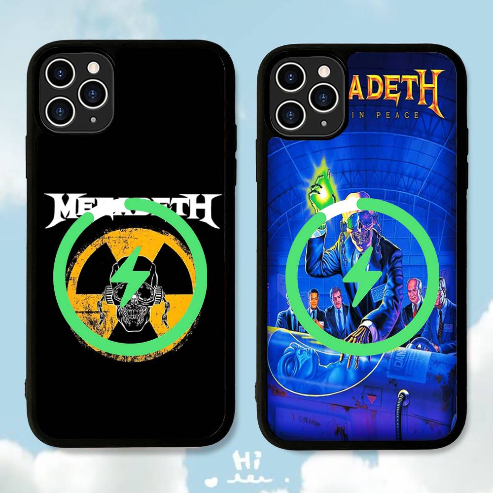 Music Band M-Megadeth Phone Case For IPhone 16 15 14 13 12 11 17 Pro Max Plus Magnetic Wireless Cover