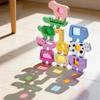 Toys Educational Montessori Animal Cars Stacking Blocks Balance Puzzle Shape Matching Building Blocks Toddler Learning Game Kids