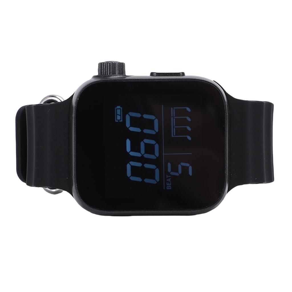 Vibrating Metronome Watch   40-240bpm Switchable Sport Mode Electronic Wearable Metronome for Beginners Musicians Exerciser