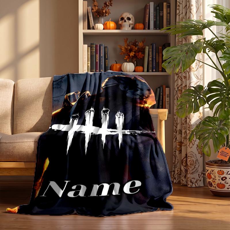 Dead by Daylight Custom Flannel Blankets Soft Warm Cozy Throws for Home Decor Holiday Gifts