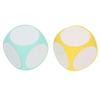 2pcs Eco EVA Dry Erase Dice Set 10cm Yellow & Green Write & Wipe