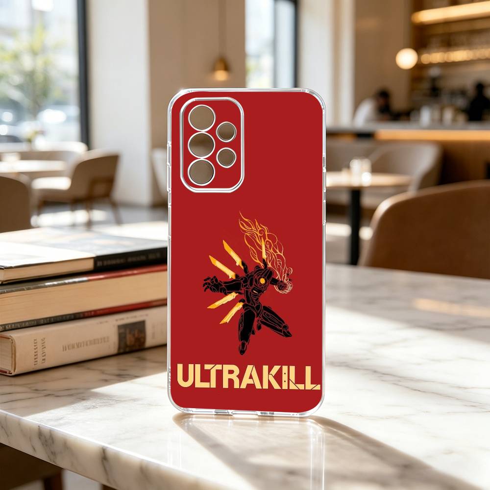 Game U-ULTRAKILL-L  Phone Case For Samsung S25,S24,S21,S22,S23,S30,Ultra,S20,Plus,Fe Transparent Cover