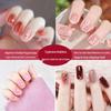 Autocollants Gel pour Nail Art 20 Doigts Sans Cuisson: Conception simple à lignes de grille