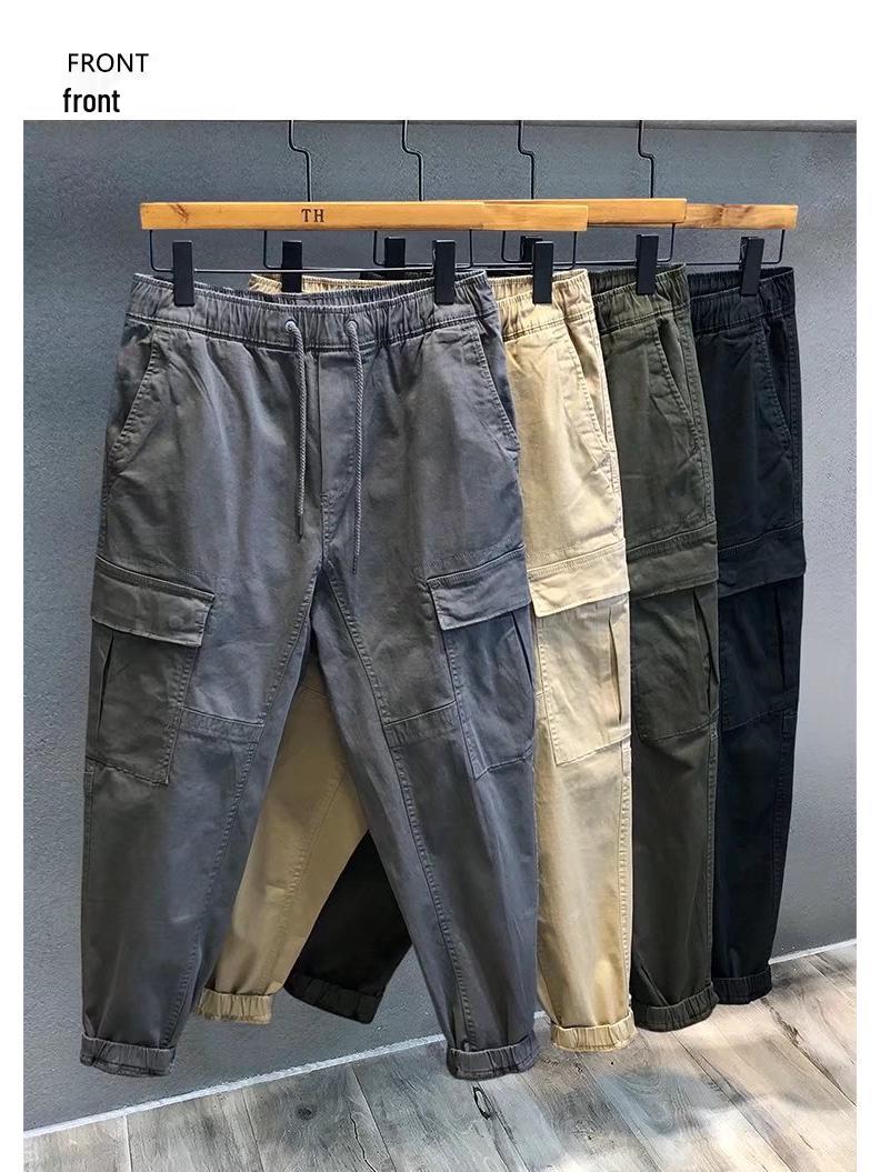 

Мужской прочный строительный комбинезон: Свободного кроя, большого размера, рабочие брюки для защиты труда на весну/осень. L серый