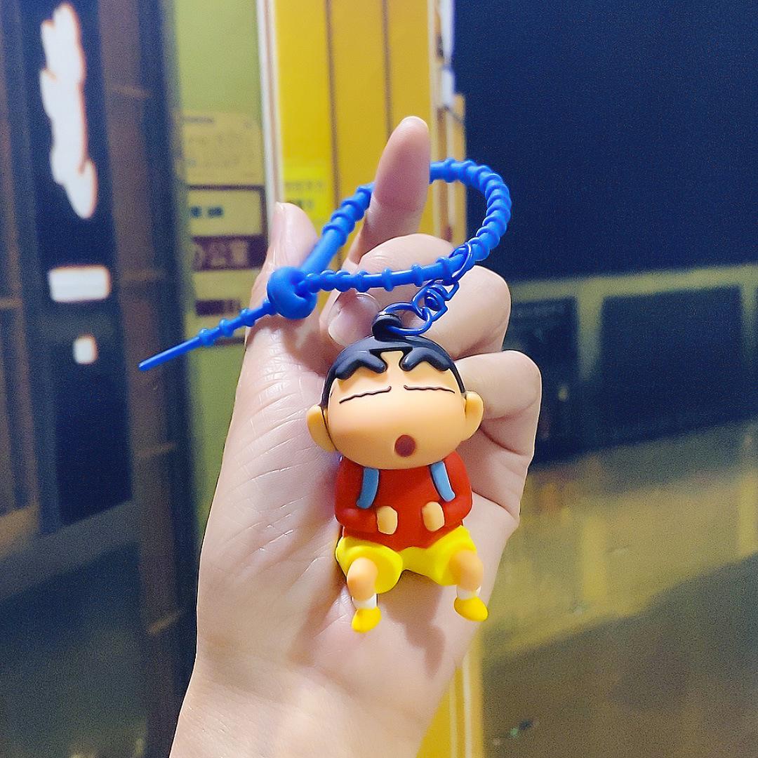 Crayon Shin-chan Cartoon Keychain: Couple Backpack Pendant & Small Gift