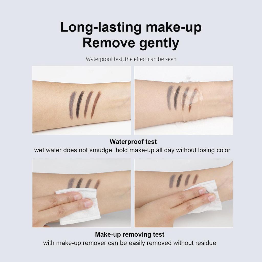 Retractable Eyebrow Pencil Long Lasting Waterproof Sweatproof Non-Smudge
