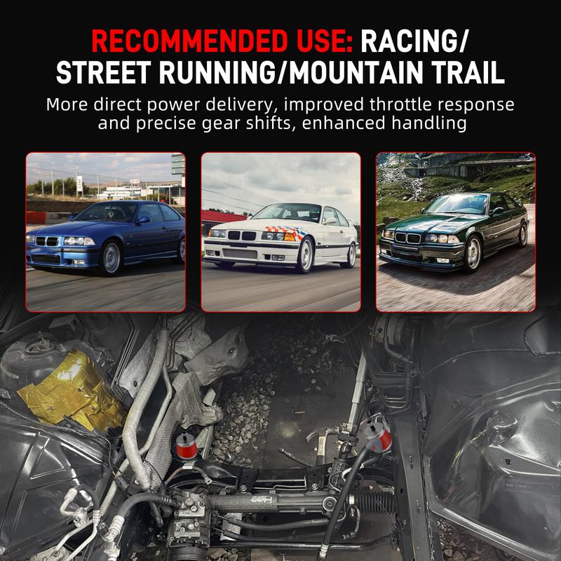 80A Polyurethane Drift Racing Motor Mount Bushings for BMW E46 E36 325 328,Z3,Z4 E85/E86,M3 E90 E92 E93, Replace for 22111095444