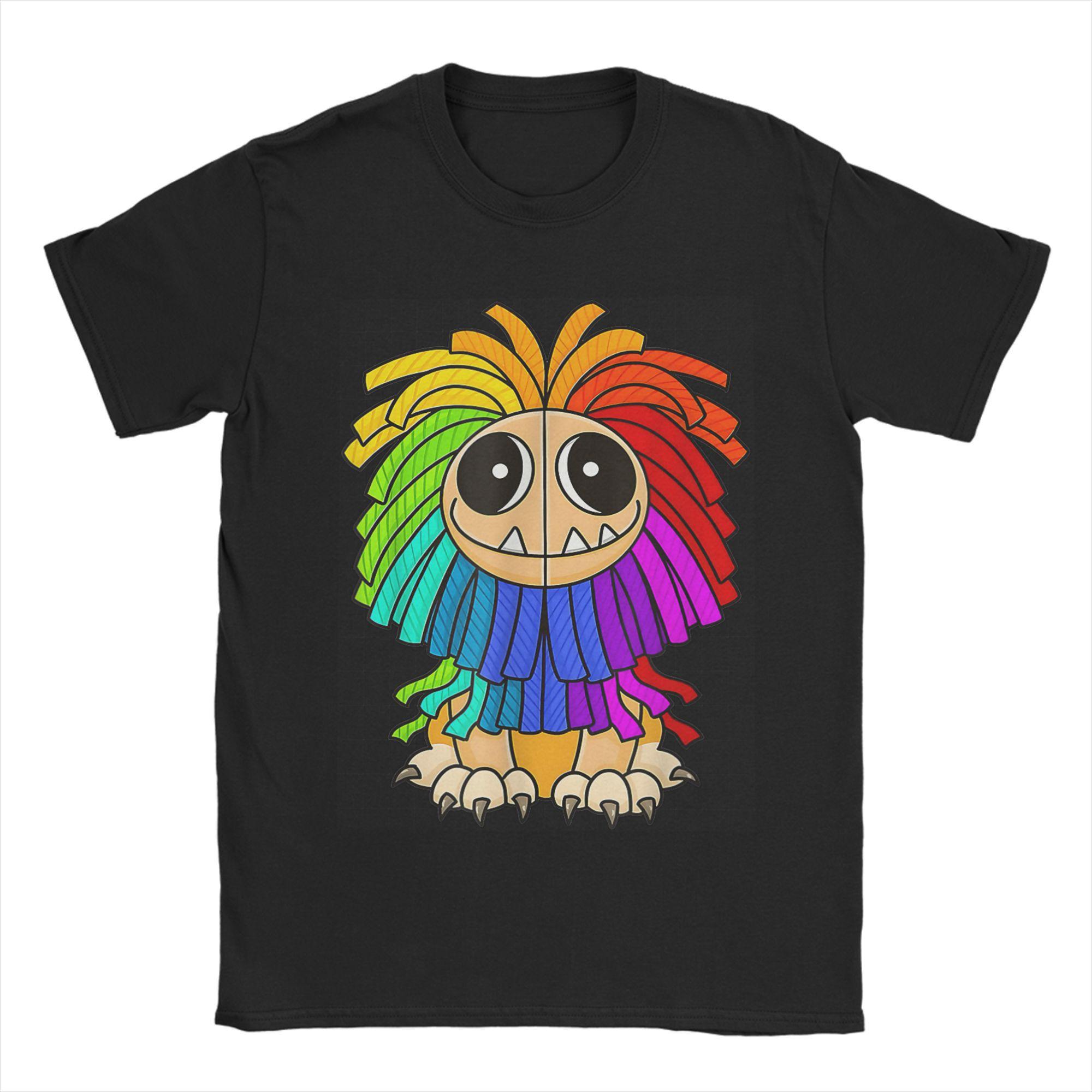 

Men Women Yarnaby Plush Critters Cartoon T Shirt Pure Cotton Graphic Tee Shirts Clothing Outfits 5XL різнокольоровий