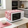 30x90cm Multi Purpose Cotton Linen Microwave Dust Cover Kitchen Organizer Cover