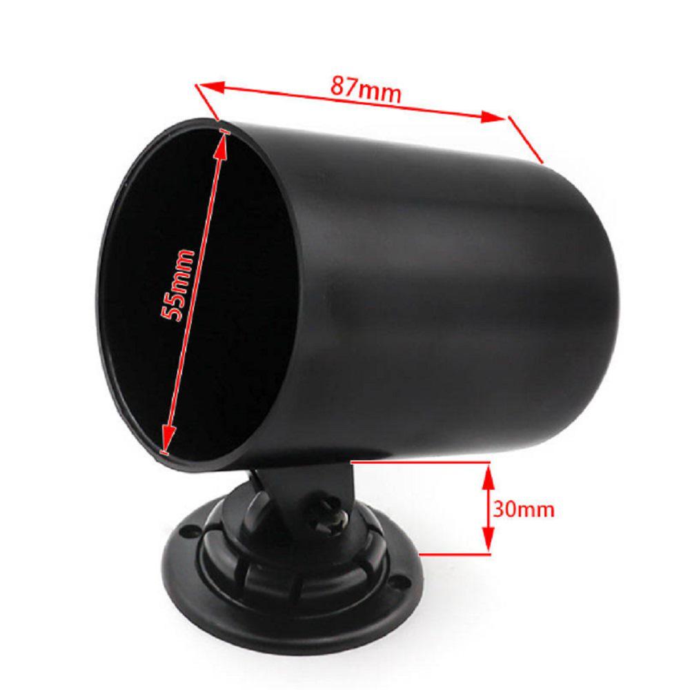 Carbon Fiber 2-Inch Single Hole Car Gauge Mount 52mm