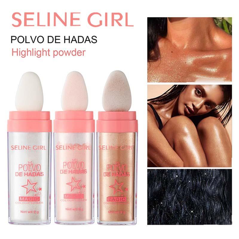 

Хайлайтер Patina Highlighter Glitter Powder Контурирование Подсветка Естественная четкость Румяна