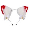 Cat Ears Bell Headband - Cosplay Catwoman Hair Accessory for Christmas & Halloween
