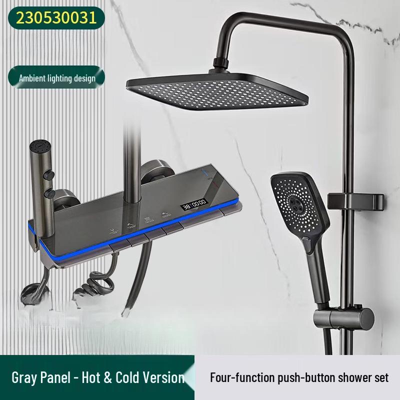 LANGZHIWEN Digital Shower System with Ambient Light