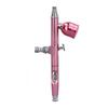 Pistol Aerograf Roz Duze Diametru 0.3mm Pistol de Vopsit Aerograf Portabil pentru Nail Art