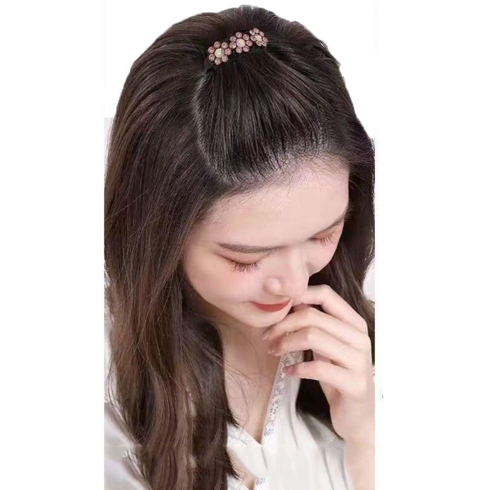 Invisible Puff Hair Head Cushion Flower Hair Base Elegant DIY Hair Styling Tool  Girl