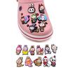 18Pcs/Set Lovely Cartoon Labubu Series For Shoe Charms Accessories For Classic Clog Shoe Upper Buckle Shoe Decoration Kids Gift
