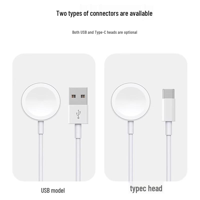 Strong Magnetic Fast Wireless Charger for Apple Watch with Type-C Cable