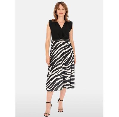 Perso Midi Dress with a Belt