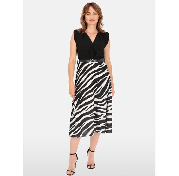 Платье Perso миди с поясом EU 36