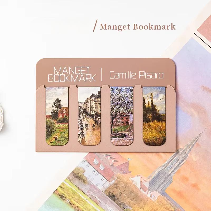 

4PCS Animal Series Magnetic Bookmark Suitable for Book Readers, Students, Schools, Home Offices, and Reading Supplies