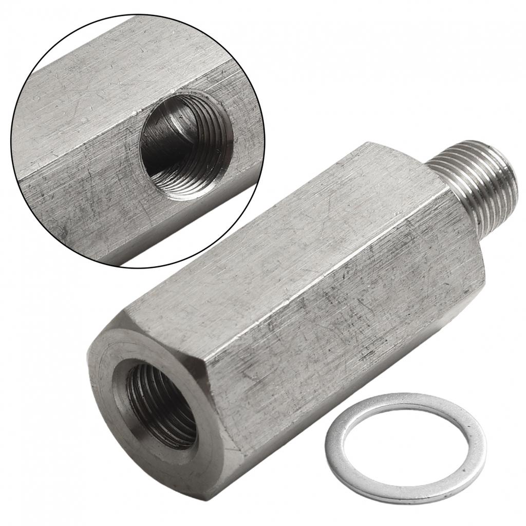 1pc Turbo Oil Feed Adapter Fitting Line Gauge 1/8NPT Stainless Steel For