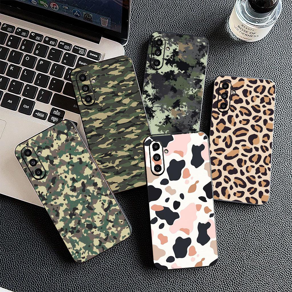 Phone Cover for Xiaomi Poco C75 C65 C71 C85 X7 X6 X5 F7 F8 Ultra F6 Pro Casing Flexible Case Cow Print Leopard Snake Camouflage