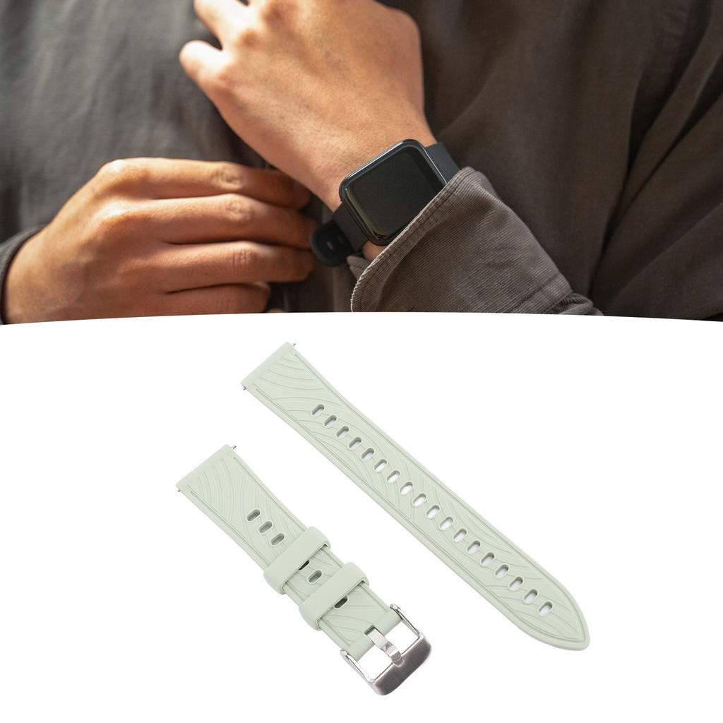 Watch Band Silicone Engraved Brthable Quick Relse Comfortable Watch Strap Replacement for  