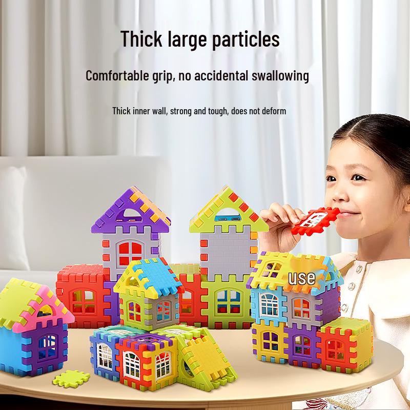 New Large House Building Blocks - DIY Educational Toy for Kids