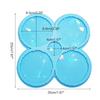 Placemat Tray Molds DIY Coaster Molds Silicone Tray Molds Epoxy Resin Casting Molds for DIY Casting Home Decoration