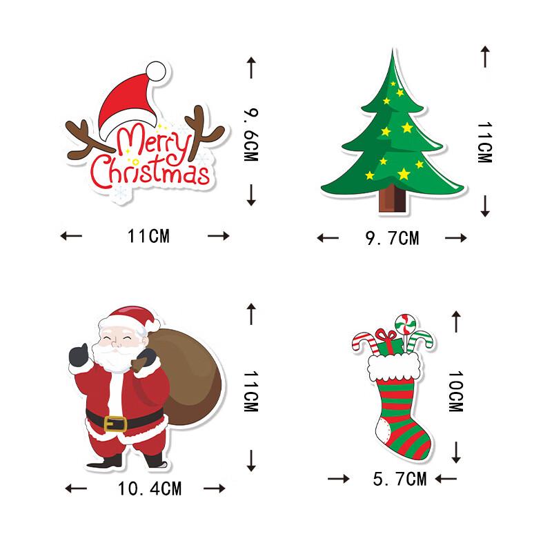 Christmas Theme Cake Topper Set