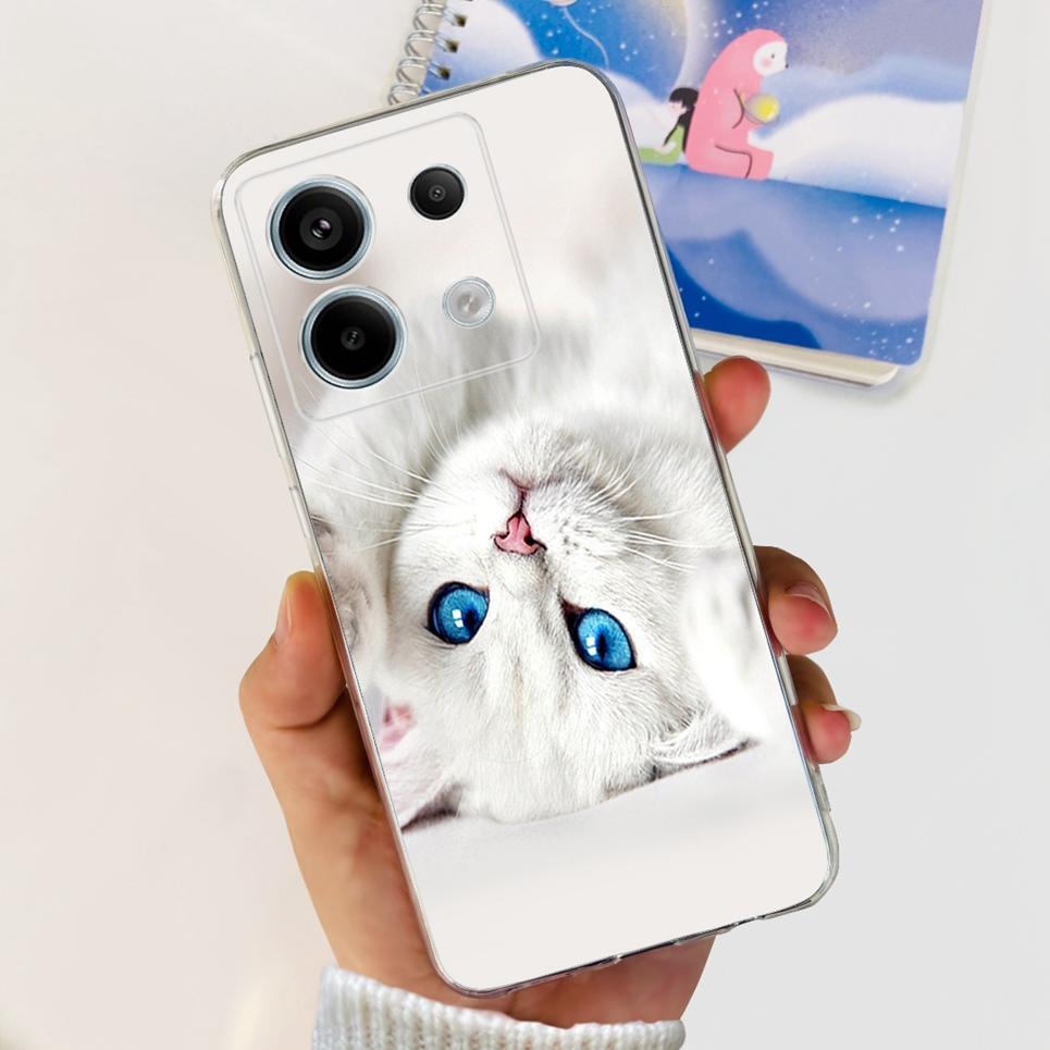 Transparent Cover For Fundas Xiaomi Poco X6 Pro 5G M6 Pro Case Lovely Luxury Colorful Butterfly Design Casing For Poco M6 Pro 5G