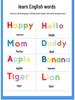 English Alphabet Magnet Tiles: Uppercase & Lowercase Letter Stickers for Kids' Education