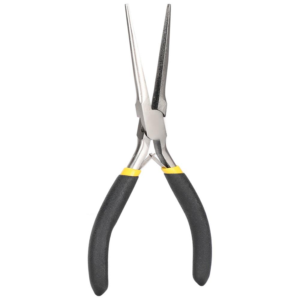 Carbon Steel Long Flat Nose Pliers Small Size Mini Pliers Needle Nose Pliers  Small Object Gripping