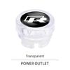 Car Cigarette Lighter Dust Cover Dustproof Decoration Cap For Volkswagen VW Golf R Polo Tiguan Passat B6 Rline Touran CADDY GTI