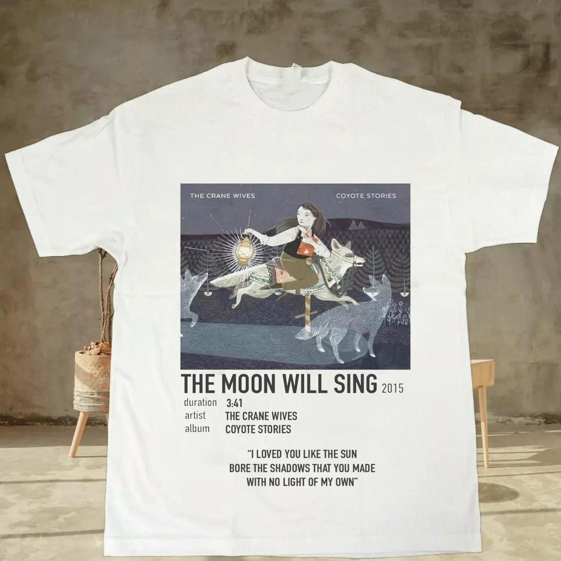 Rare The Crane Wives the moon will sing Album Gift For Fans S-5XL T-shirt L