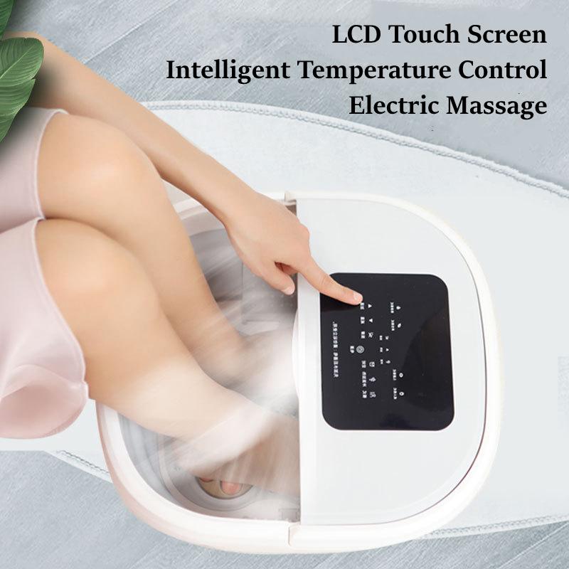 Foldable Foot Bath Bucket Electric Massage Constant Temperature Spa Surf Foot MASSAG Household Automatic Heating Foot Massager